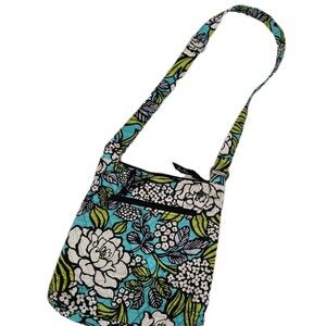 Vera Bradley HIPSTER Crossbody Purse Shoulder Bag ISLAND BLOOMS Zip 11" X 12”